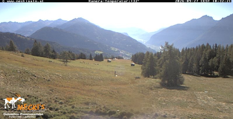 Archived image Webcam View of the Mecki's Alm mountain hut