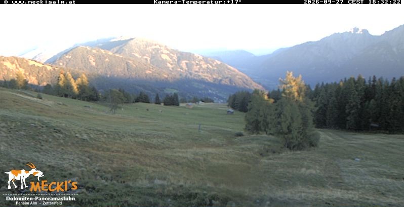 Archived image Webcam View of the Mecki's Alm mountain hut