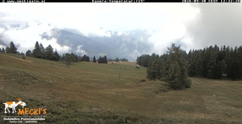 Archiv Foto Webcam Blick von Mecki's Alm Hütte auf der Faschingalm