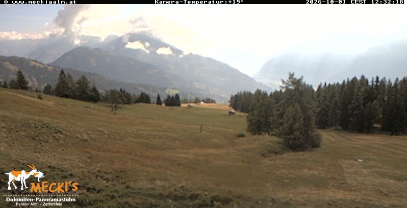Archiv Foto Webcam Blick von Mecki's Alm Hütte auf der Faschingalm