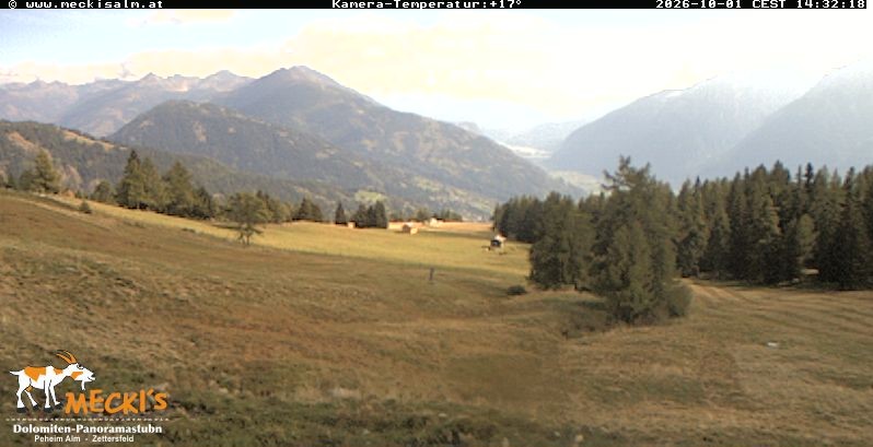 Archiv Foto Webcam Blick von Mecki's Alm Hütte auf der Faschingalm