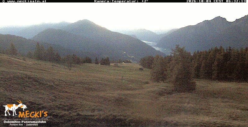 Archiv Foto Webcam Blick von Mecki's Alm Hütte auf der Faschingalm