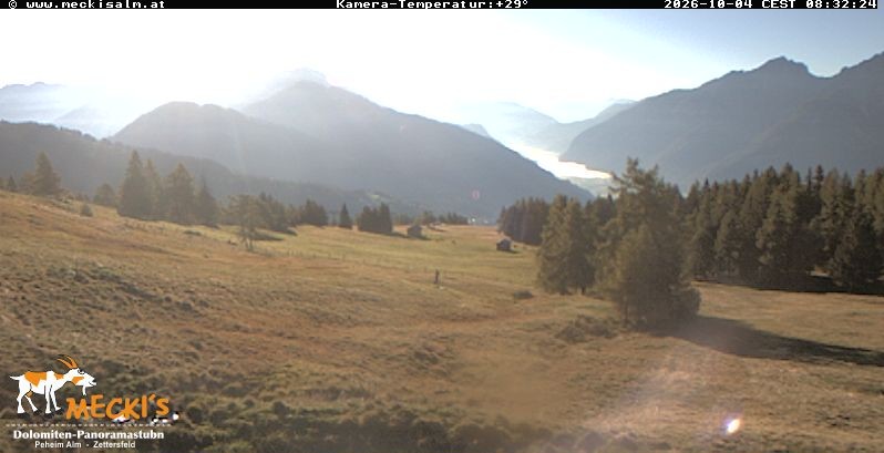 Archiv Foto Webcam Blick von Mecki's Alm Hütte auf der Faschingalm