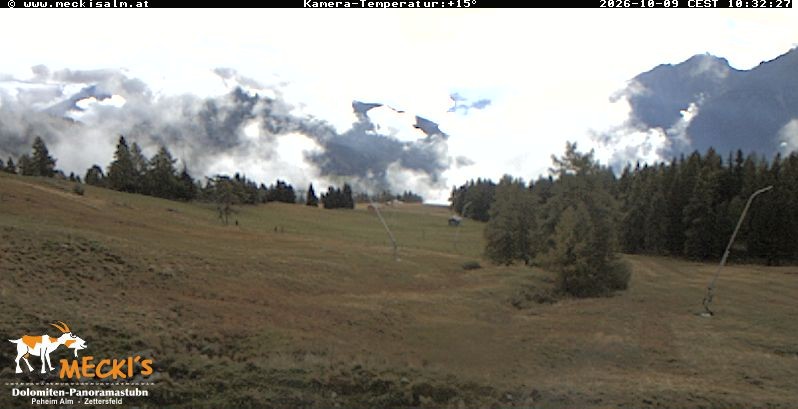 Archived image Webcam View of the Mecki's Alm mountain hut