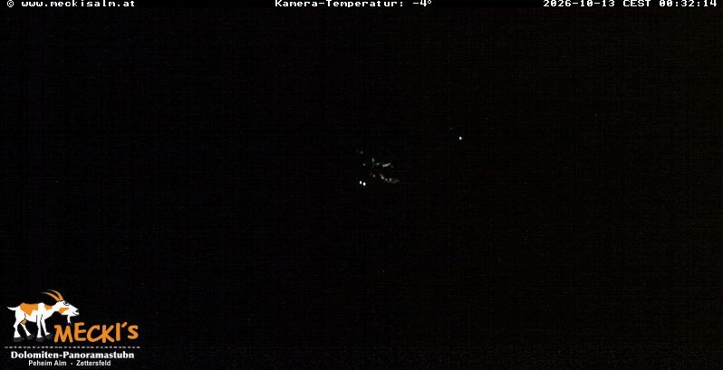 Archiv Foto Webcam Blick von Mecki's Alm Hütte auf der Faschingalm