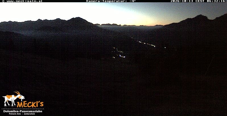 Archiv Foto Webcam Blick von Mecki's Alm Hütte auf der Faschingalm