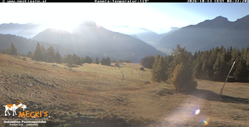 Archiv Foto Webcam Blick von Mecki's Alm Hütte auf der Faschingalm