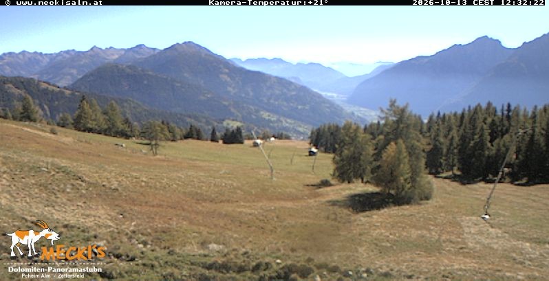 Archiv Foto Webcam Blick von Mecki's Alm Hütte auf der Faschingalm
