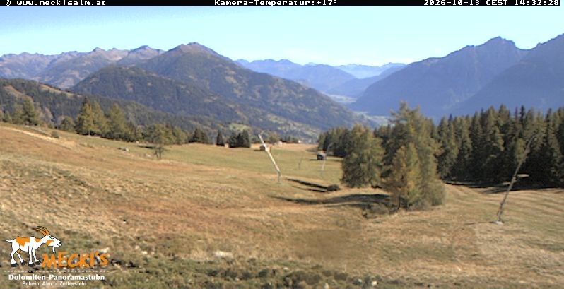 Archiv Foto Webcam Blick von Mecki's Alm Hütte auf der Faschingalm