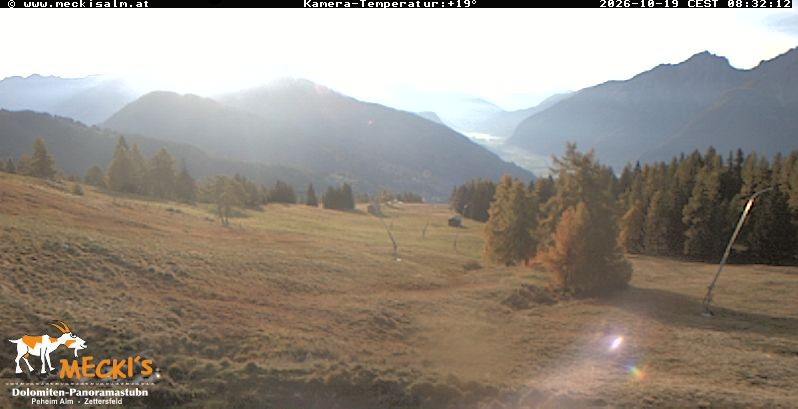 Archiv Foto Webcam Blick von Mecki's Alm Hütte auf der Faschingalm