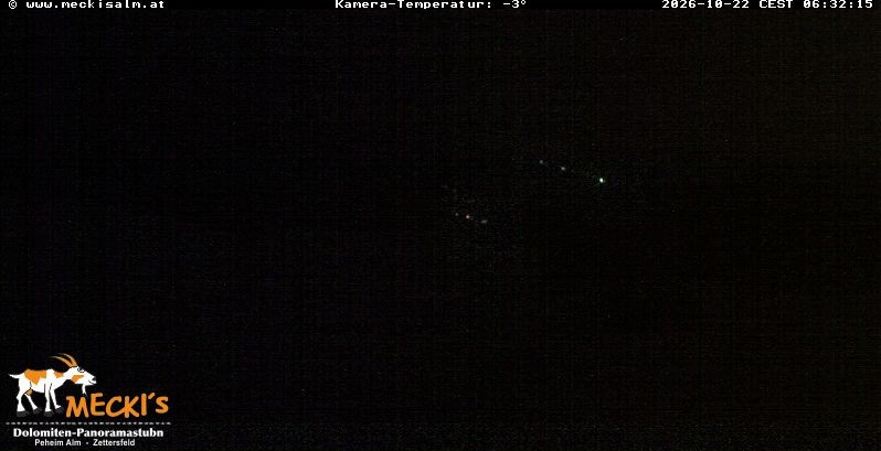 Archiv Foto Webcam Blick von Mecki's Alm Hütte auf der Faschingalm