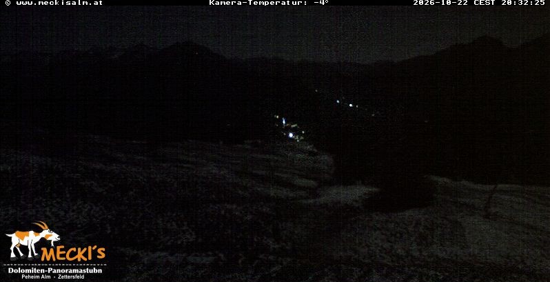 Archiv Foto Webcam Blick von Mecki's Alm Hütte auf der Faschingalm