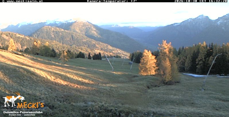 Archived image Webcam View of the Mecki's Alm mountain hut