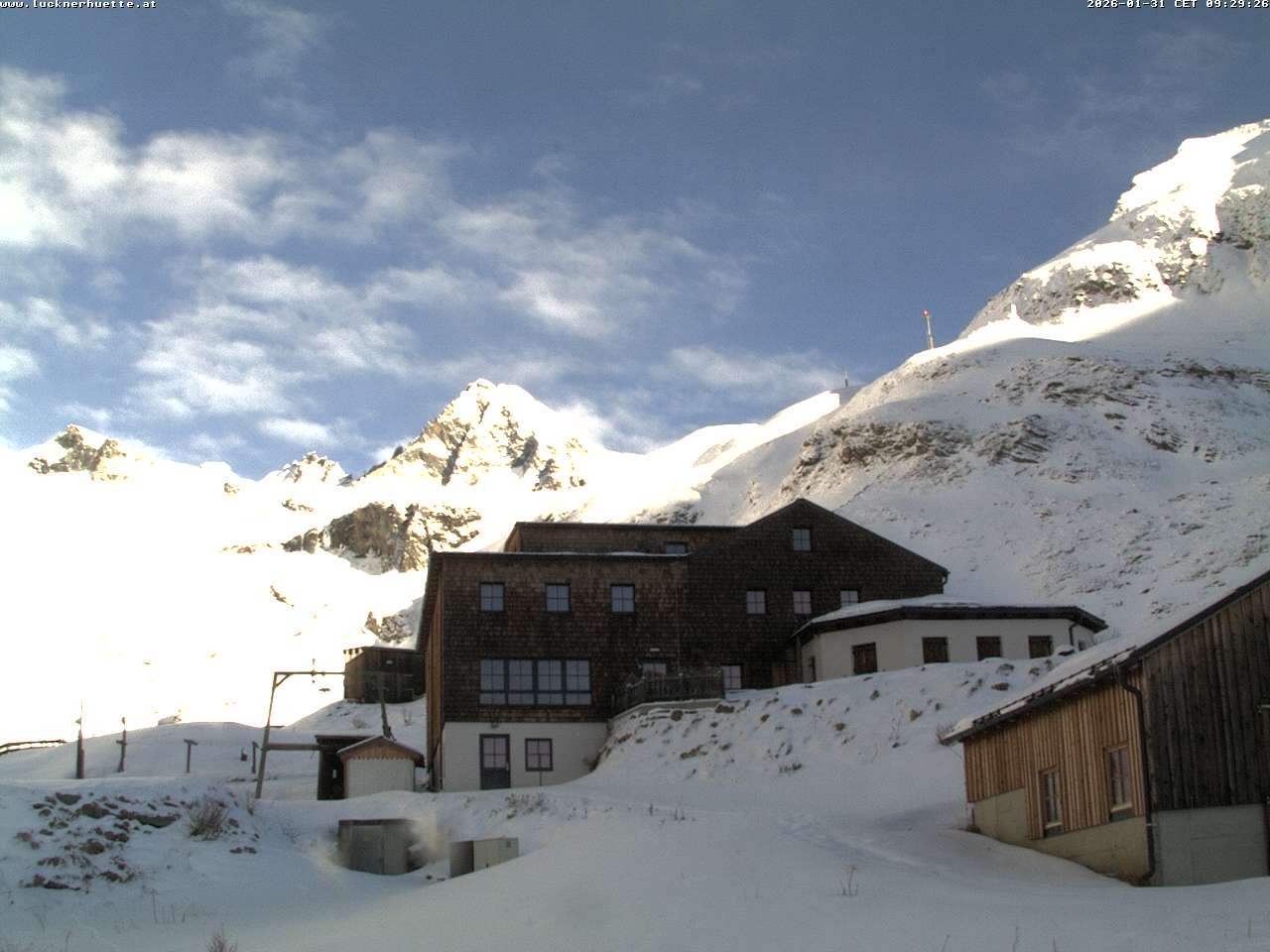 Archiv Foto Webcam Lucknerhütte am Großglockner
