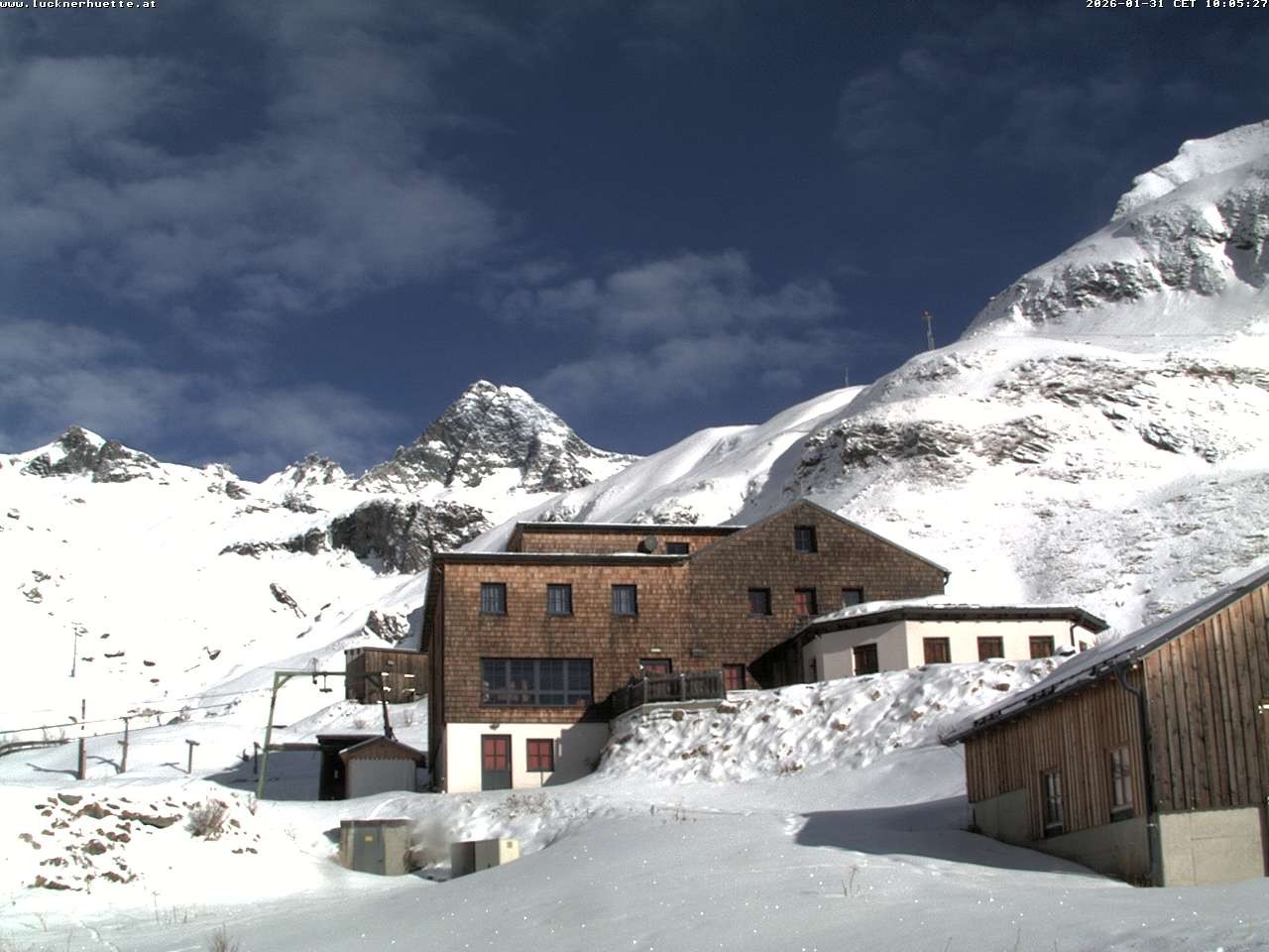 Archiv Foto Webcam Lucknerhütte am Großglockner