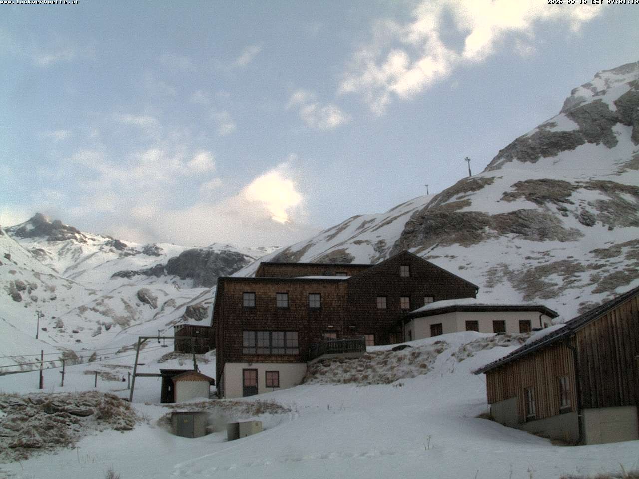 Archiv Foto Webcam Lucknerhütte am Großglockner