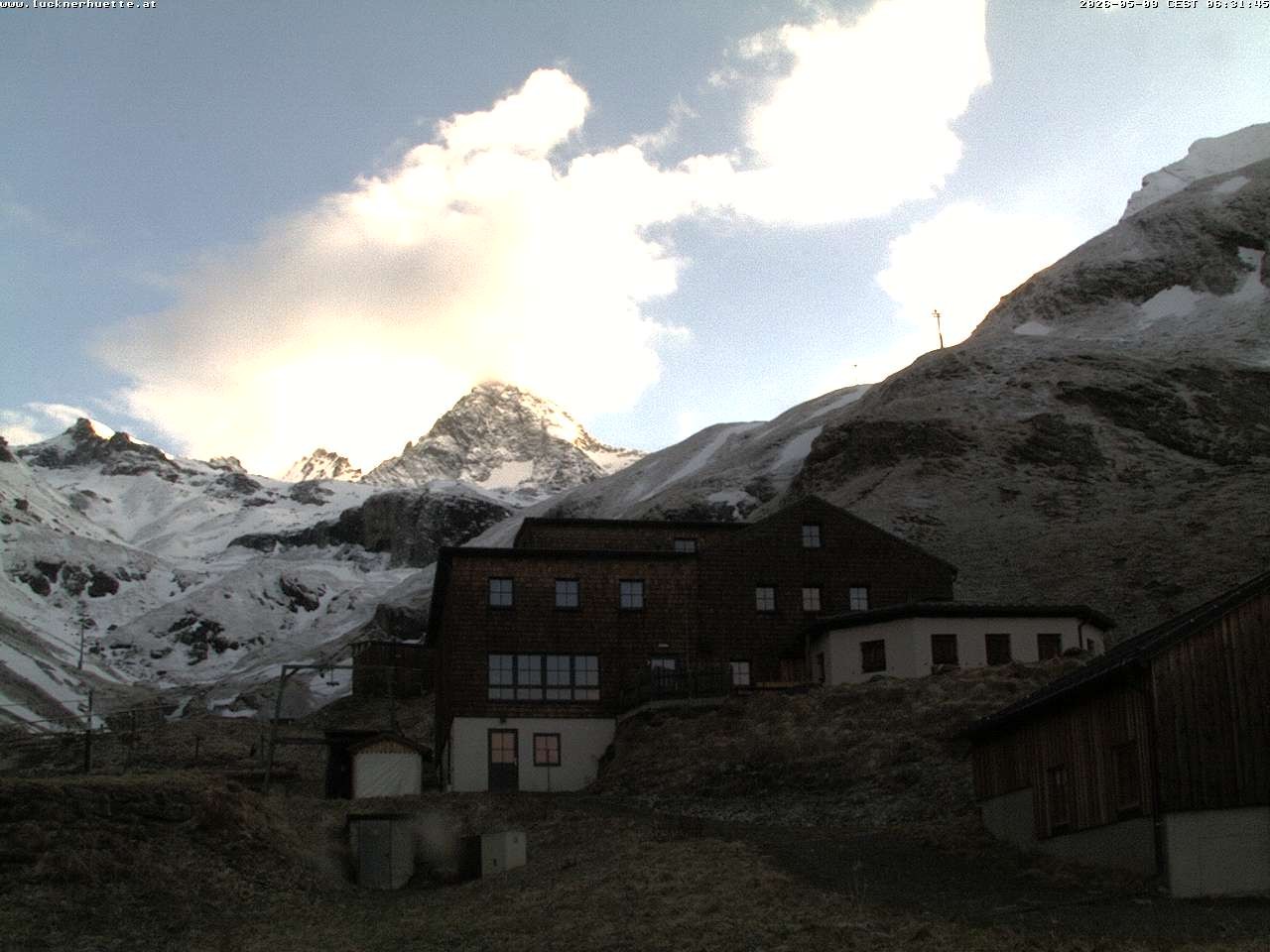 Archiv Foto Webcam Lucknerhütte am Großglockner
