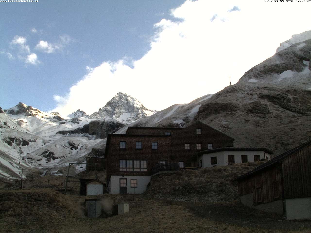 Archiv Foto Webcam Lucknerhütte am Großglockner