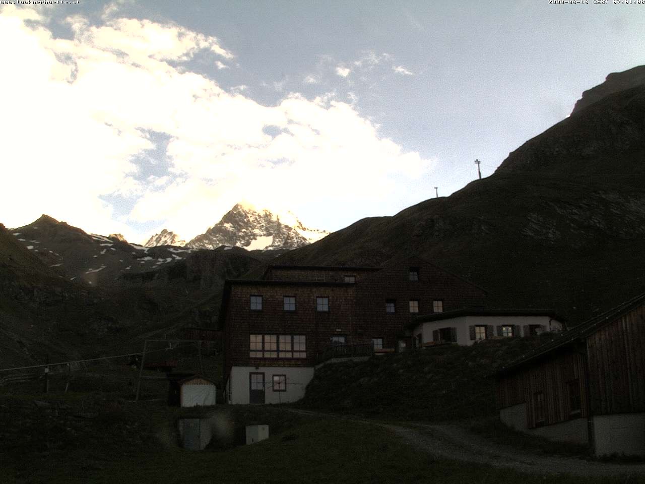 Archiv Foto Webcam Lucknerhütte am Großglockner