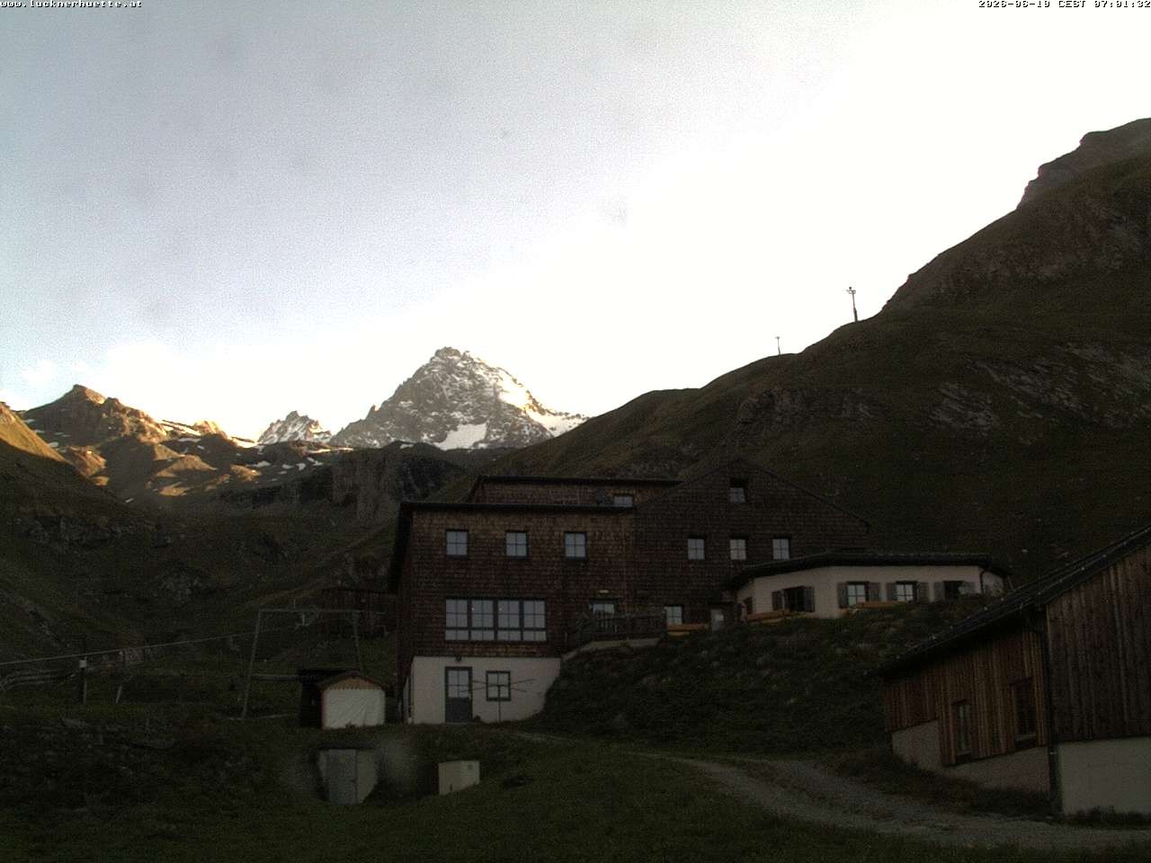 Archiv Foto Webcam Lucknerhütte am Großglockner