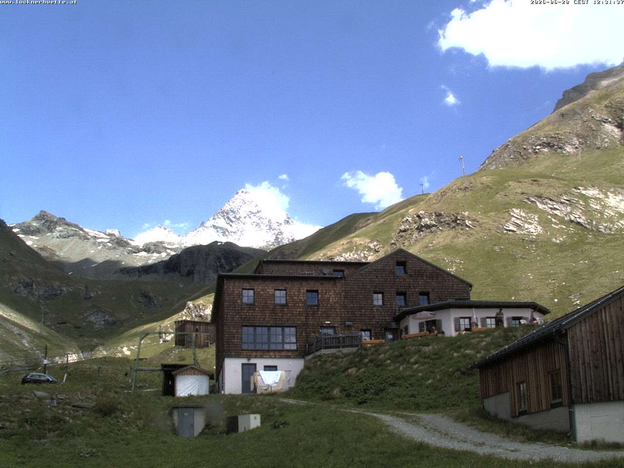 Archiv Foto Webcam Lucknerhütte am Großglockner