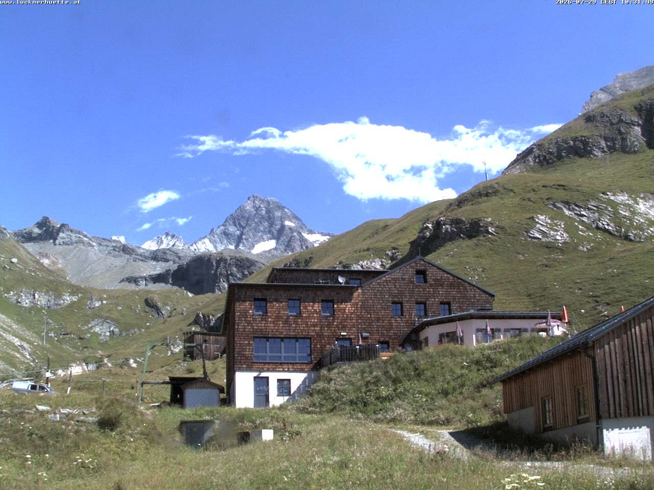 Archiv Foto Webcam Lucknerhütte am Großglockner