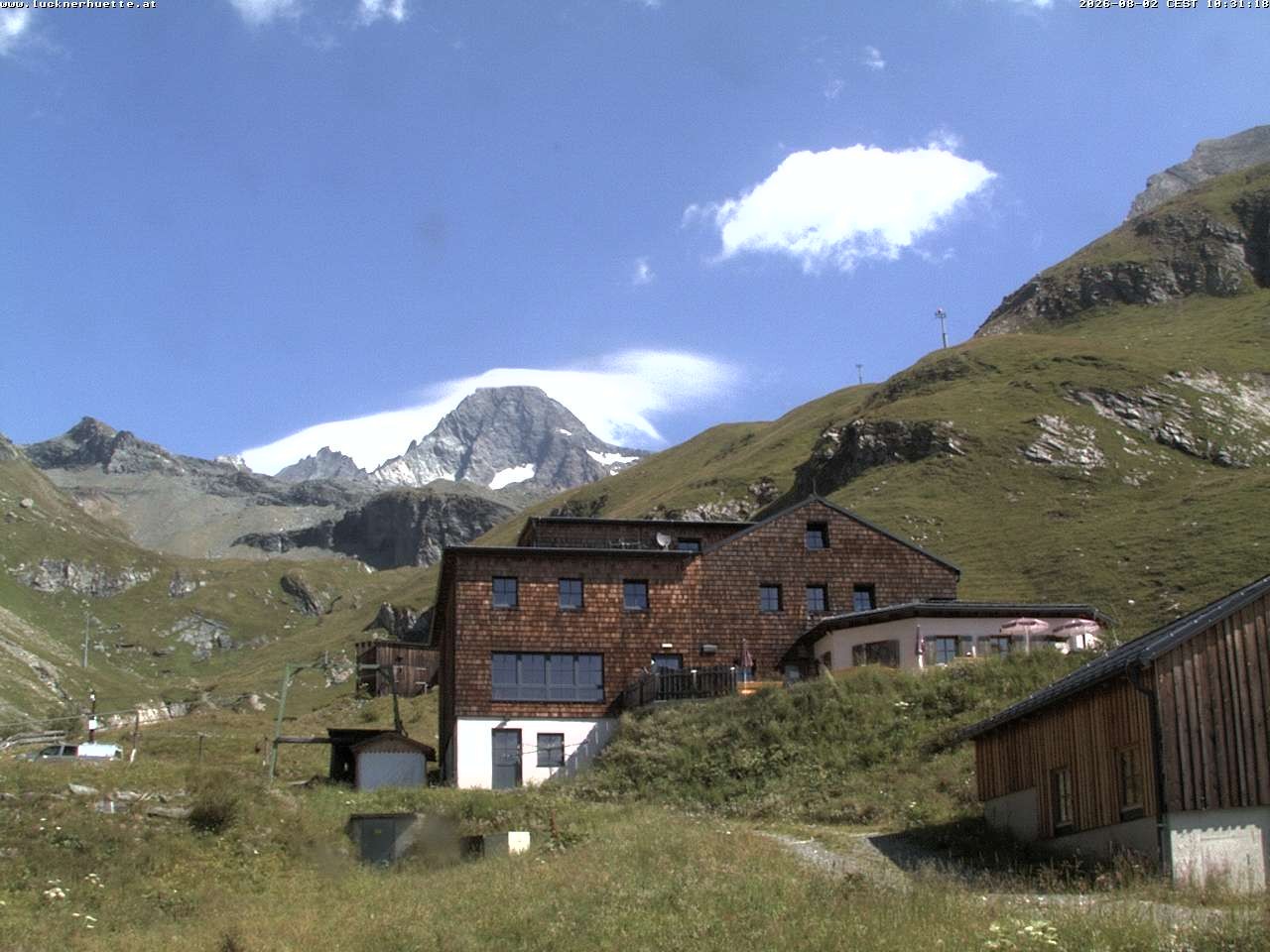 Archiv Foto Webcam Lucknerhütte am Großglockner