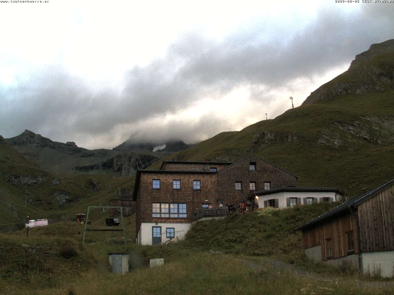 Archiv Foto Webcam Lucknerhütte am Großglockner