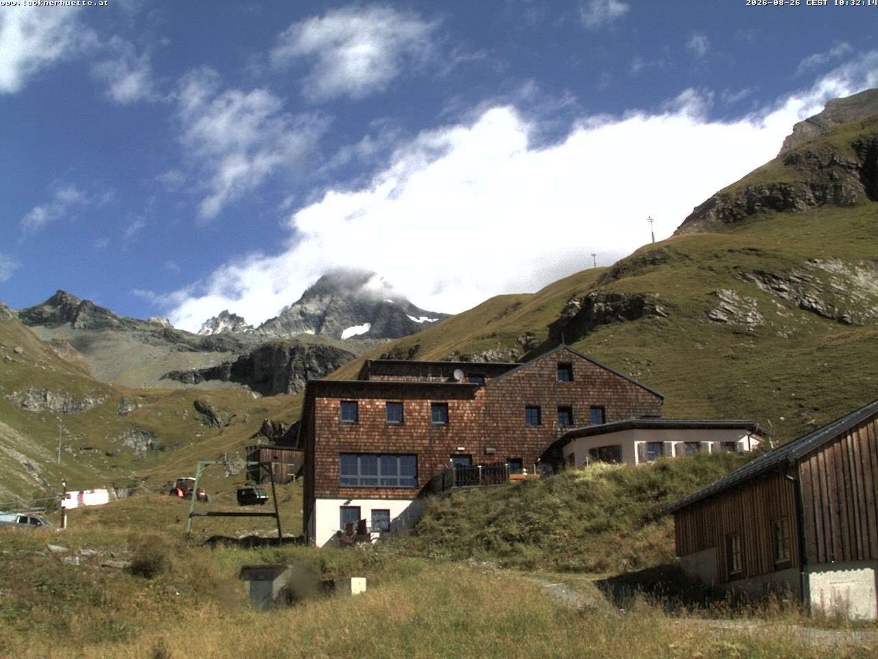 Archiv Foto Webcam Lucknerhütte am Großglockner
