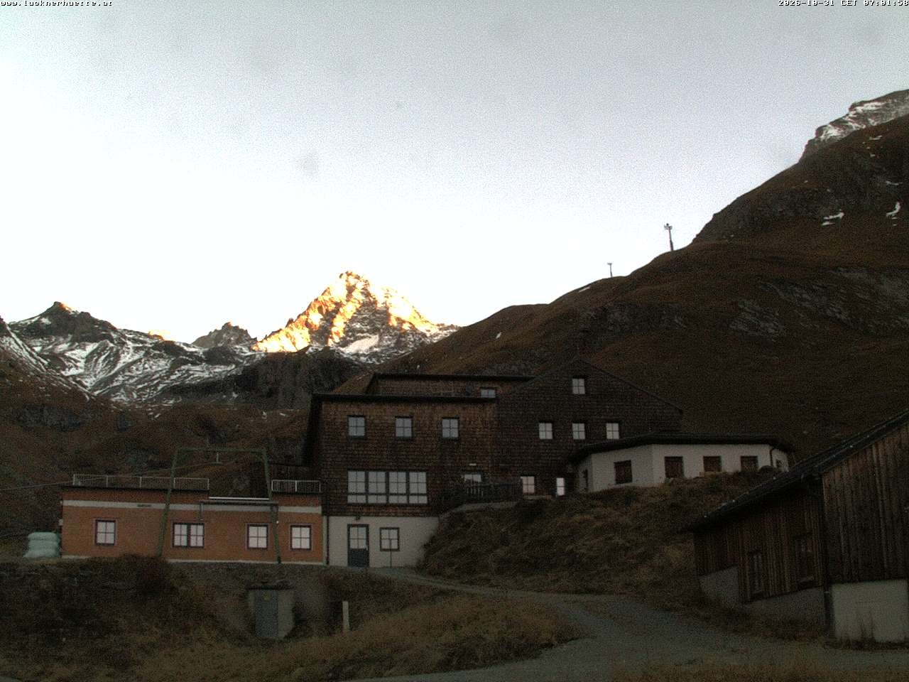 Archiv Foto Webcam Lucknerhütte am Großglockner