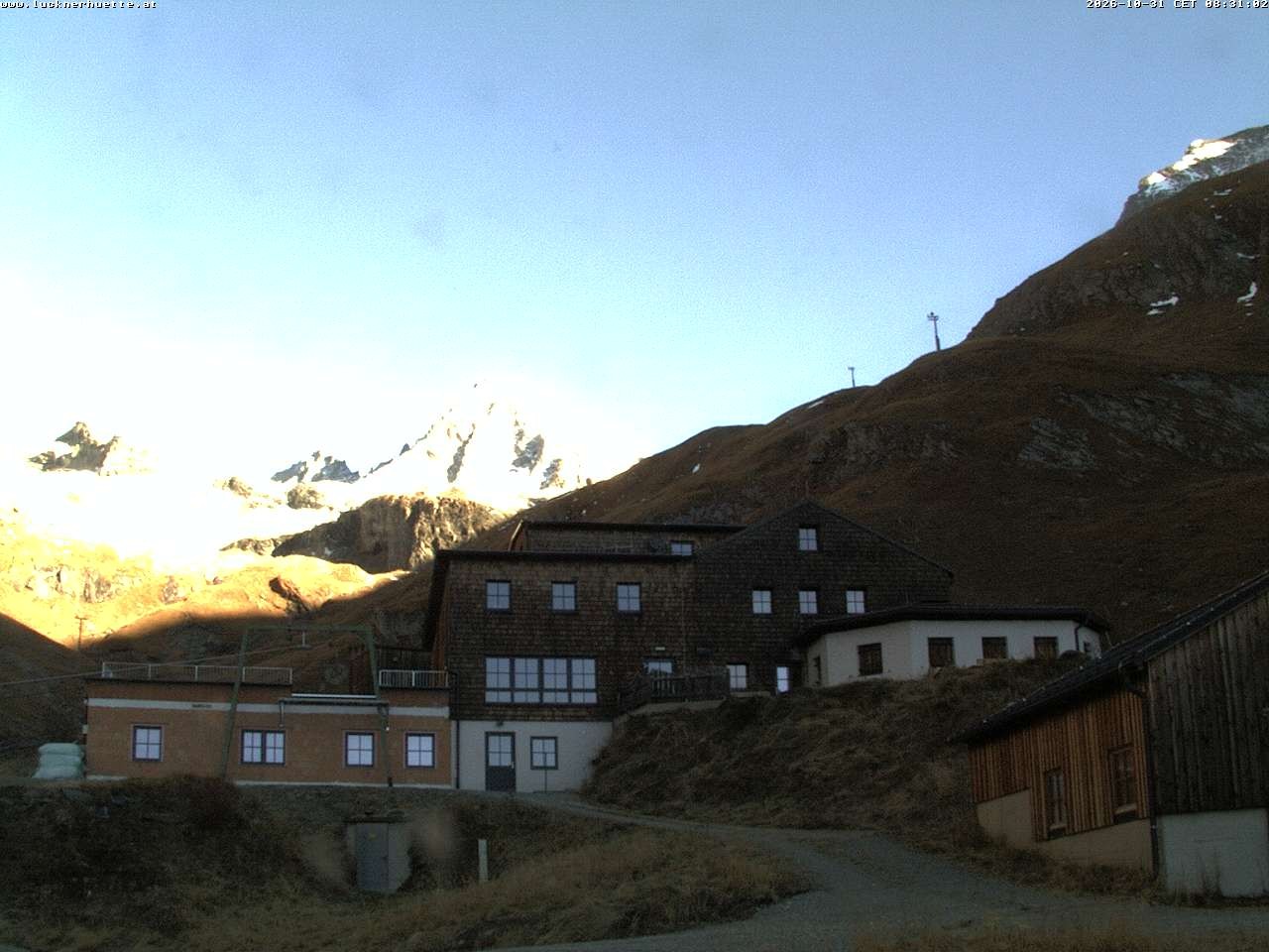 Archiv Foto Webcam Lucknerhütte am Großglockner