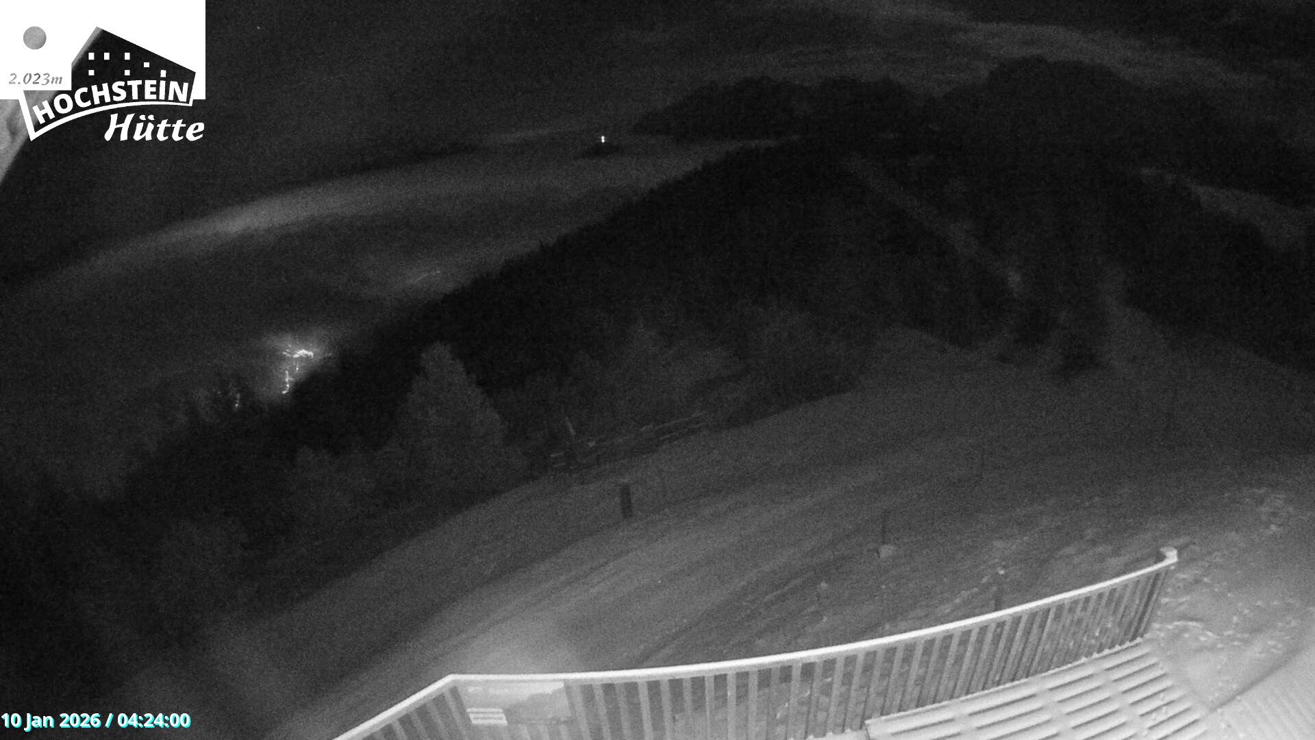 Archiv Foto Webcam Sicht von der Hochsteinhütte auf 2057 Meter