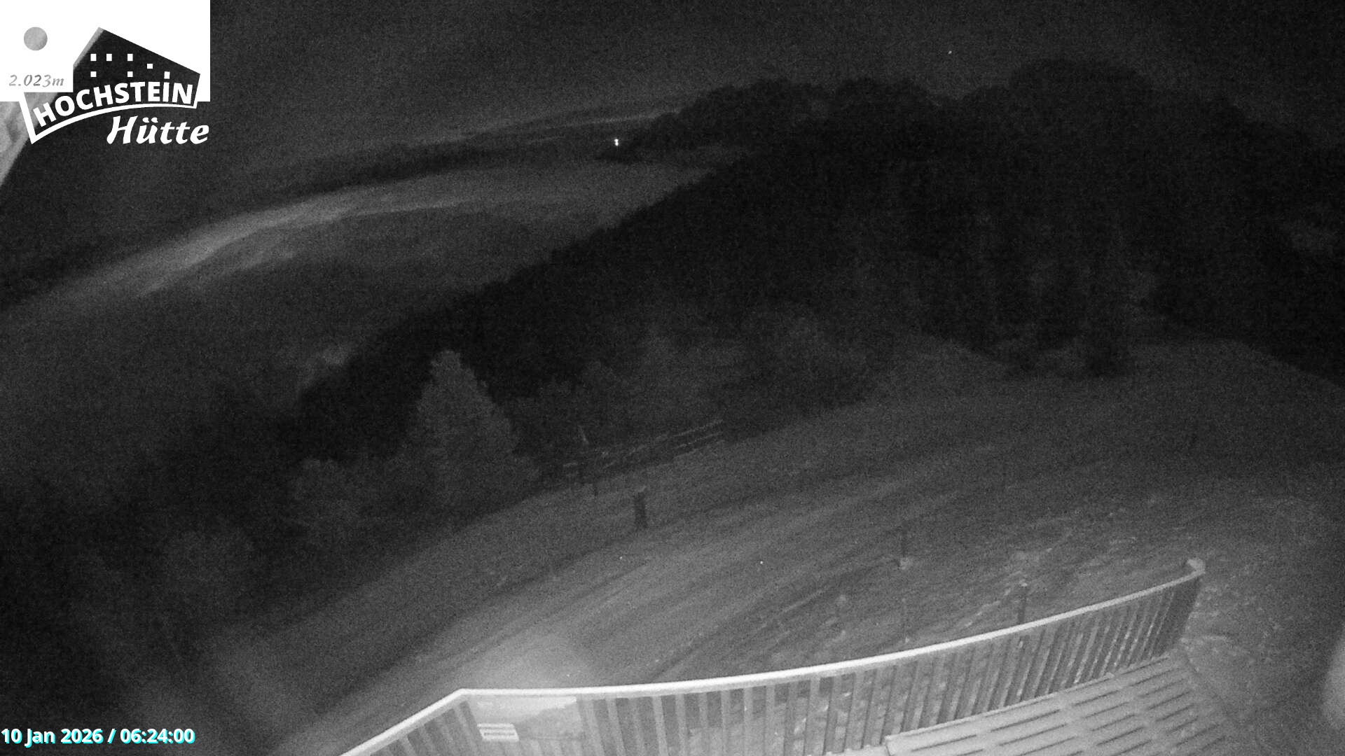 Archiv Foto Webcam Sicht von der Hochsteinhütte auf 2057 Meter