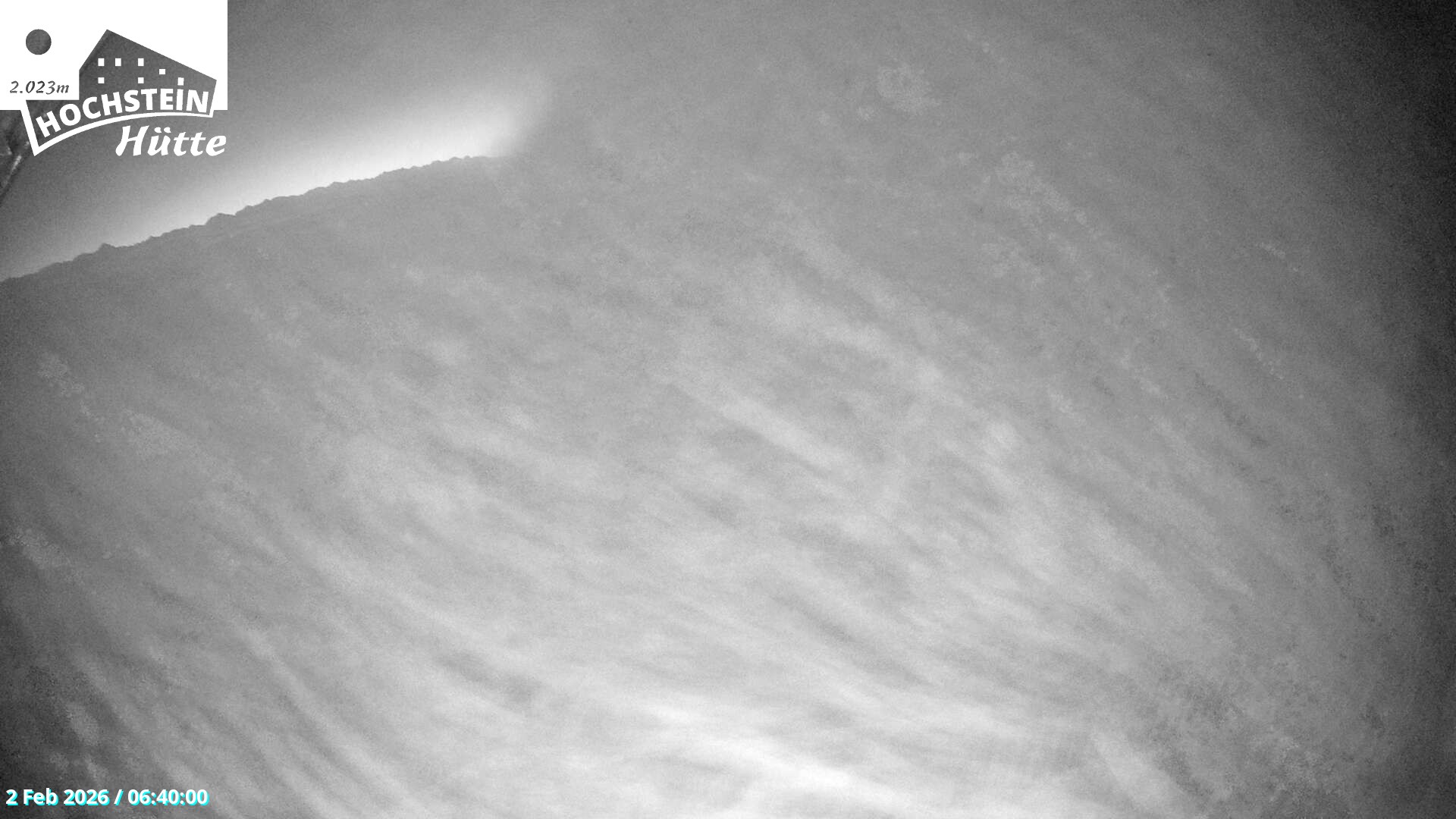 Archiv Foto Webcam Sicht von der Hochsteinhütte auf 2057 Meter