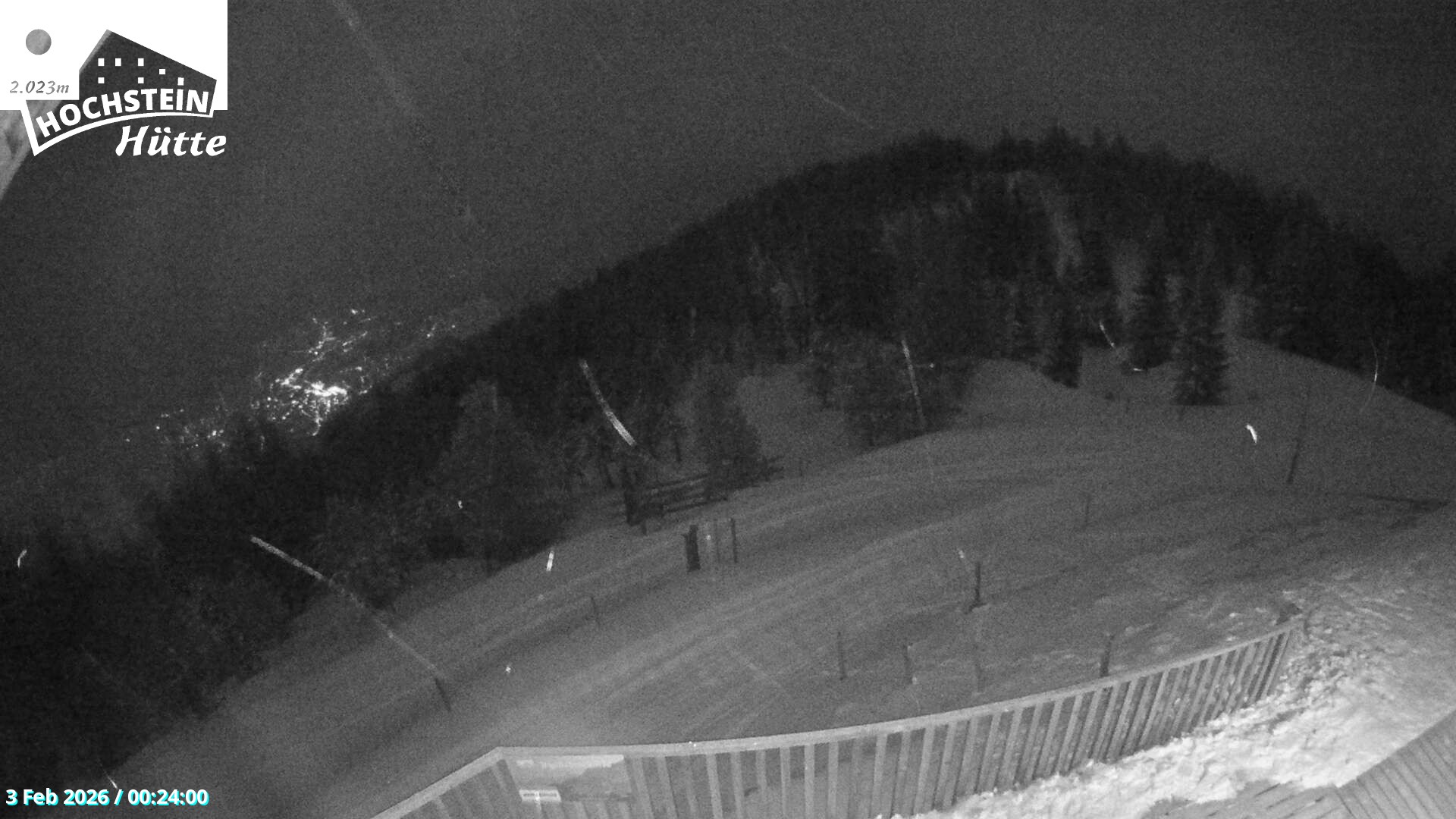 Archiv Foto Webcam Sicht von der Hochsteinhütte auf 2057 Meter