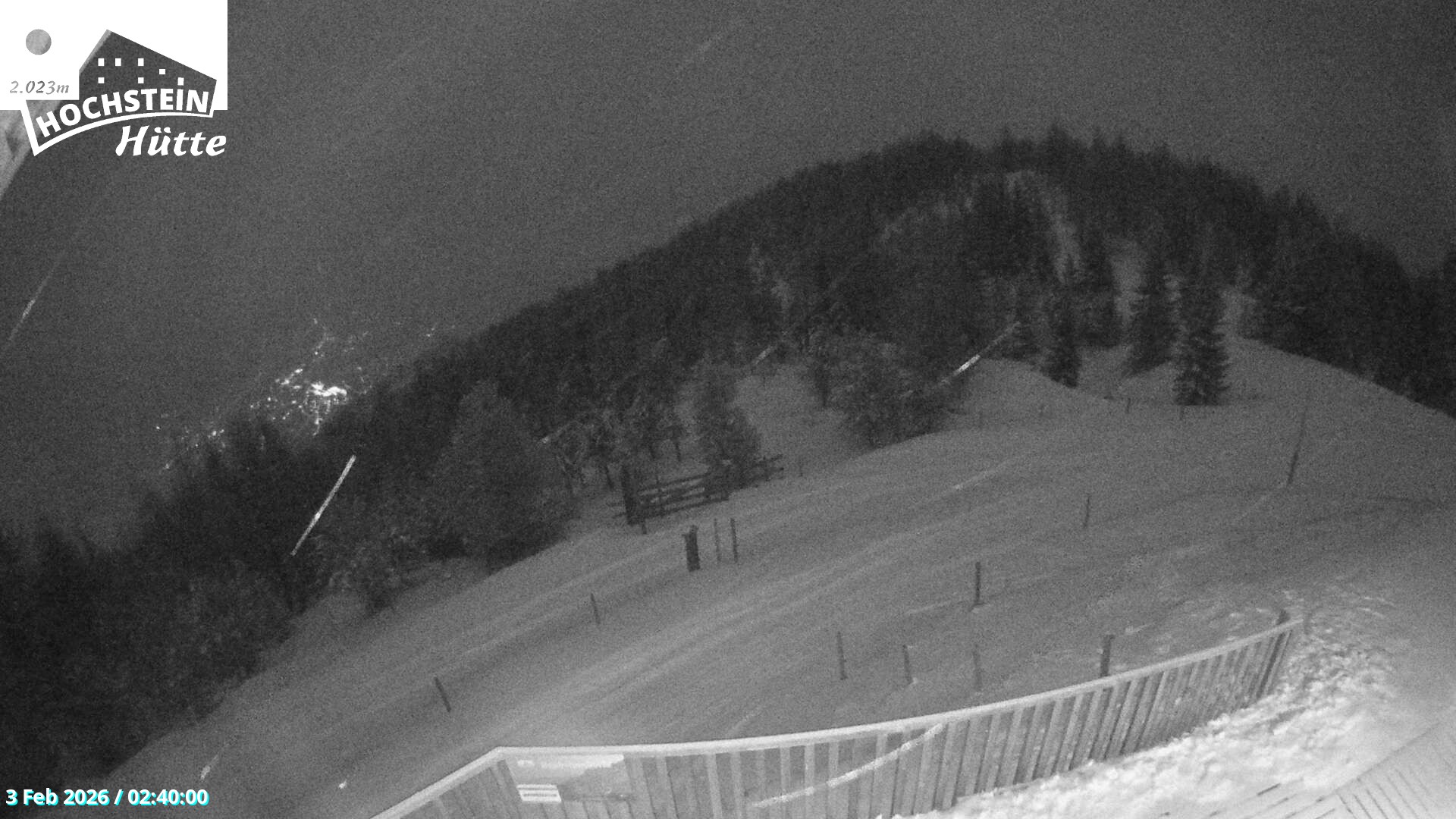 Archiv Foto Webcam Sicht von der Hochsteinhütte auf 2057 Meter