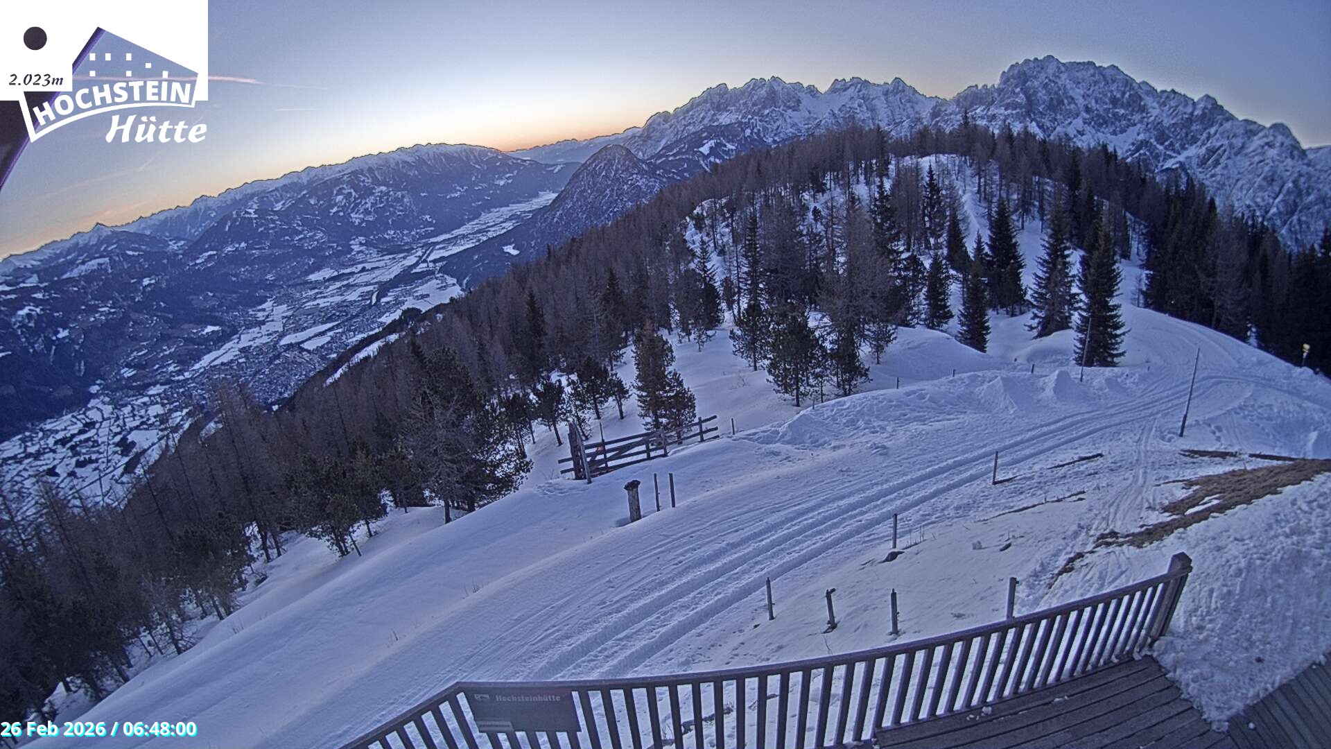 Archived image Webcam "Hochstein" mountain hut