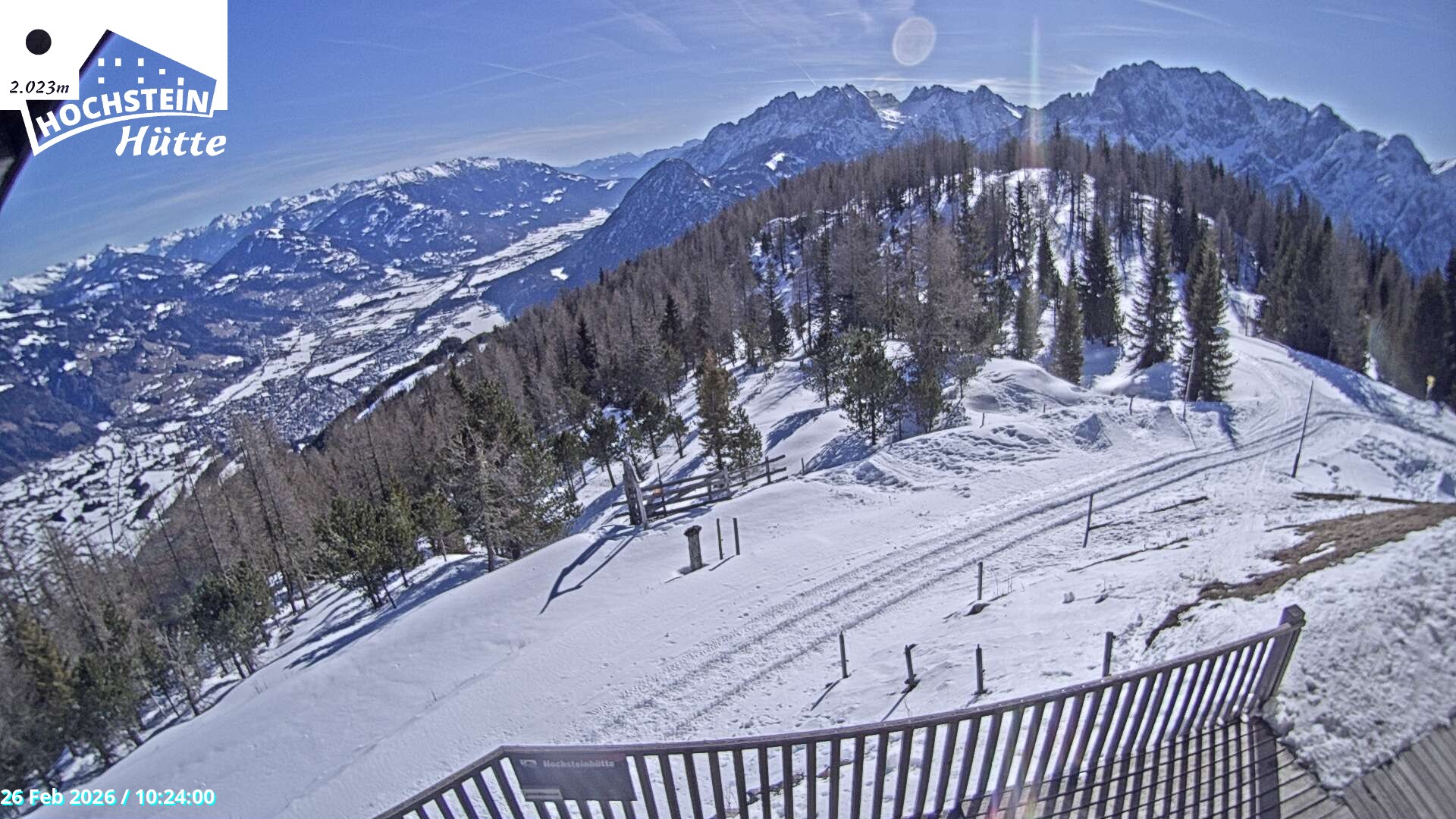 Archived image Webcam "Hochstein" mountain hut