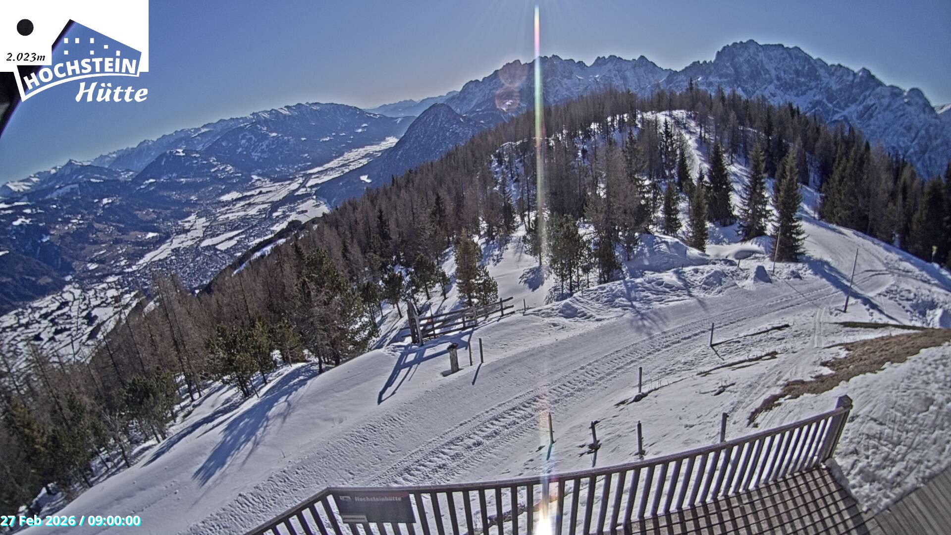 Archived image Webcam "Hochstein" mountain hut