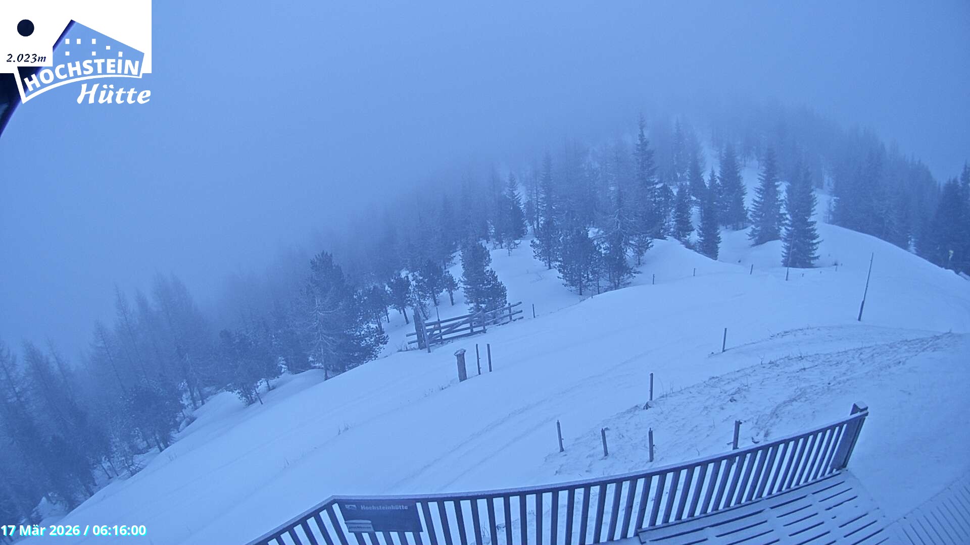 Archived image Webcam "Hochstein" mountain hut