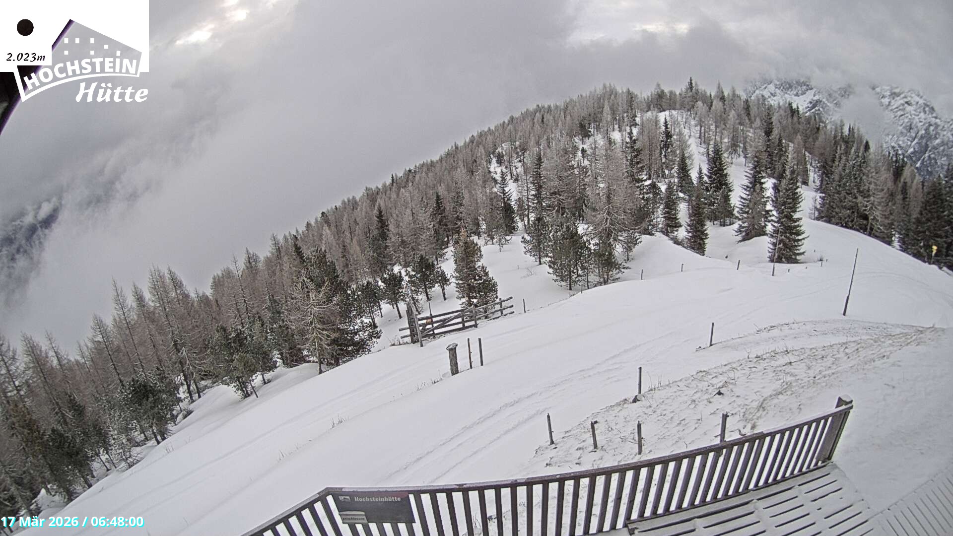 Archived image Webcam "Hochstein" mountain hut