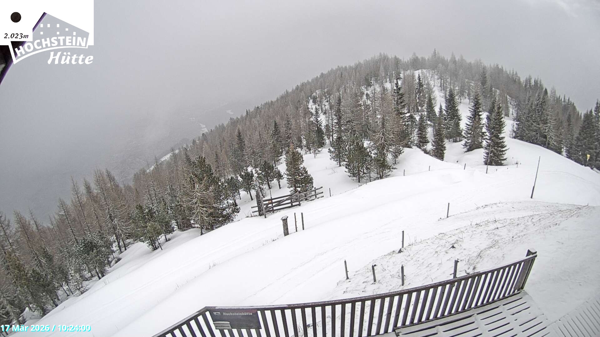 Archived image Webcam "Hochstein" mountain hut