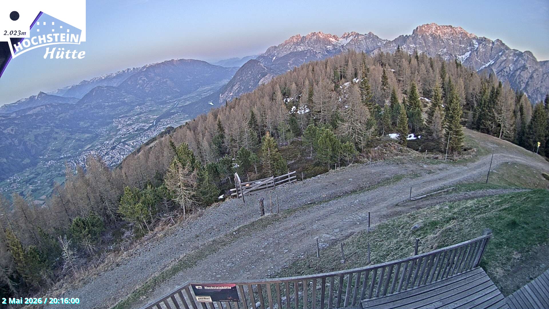 Archived image Webcam "Hochstein" mountain hut