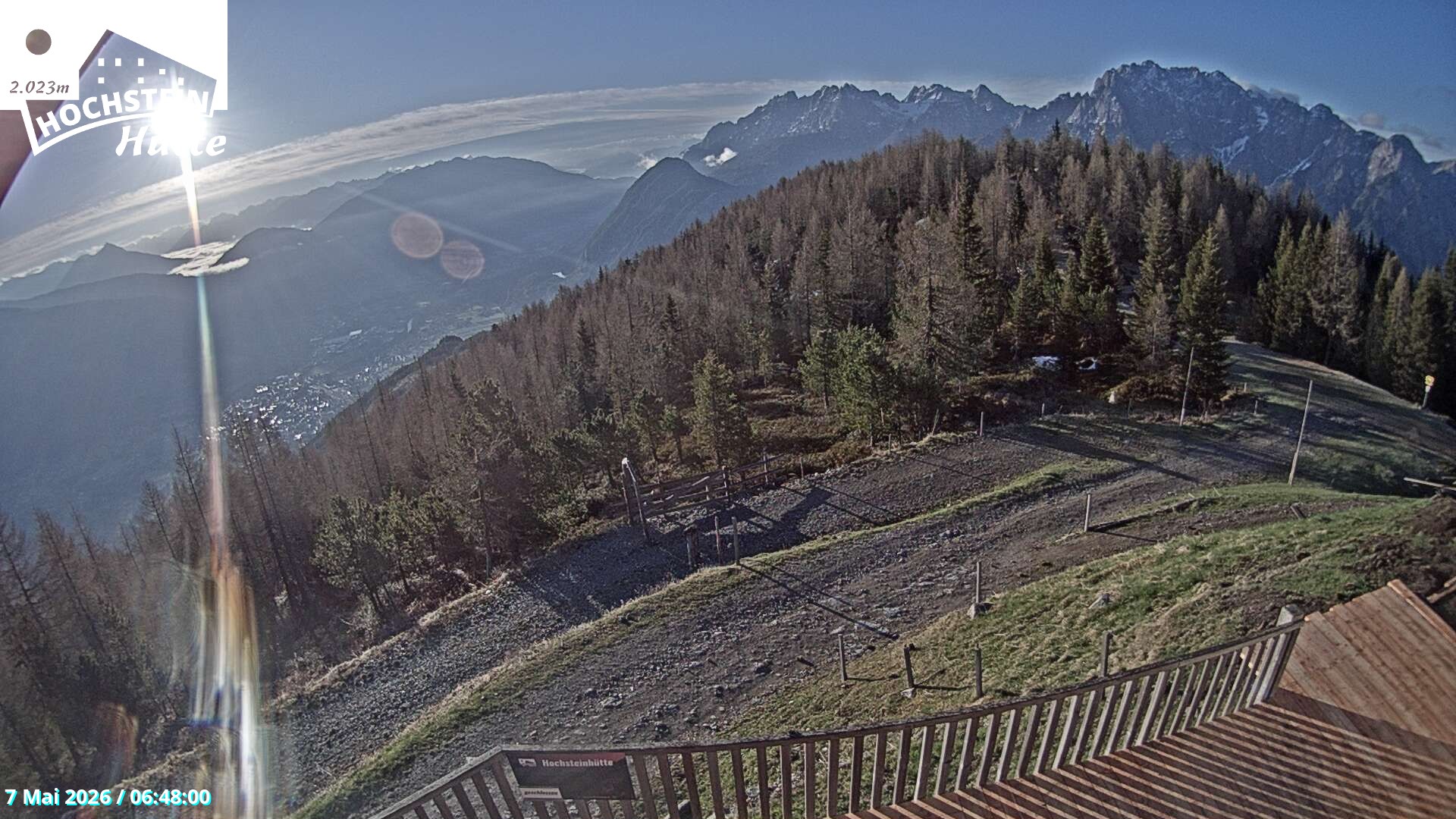 Archived image Webcam "Hochstein" mountain hut