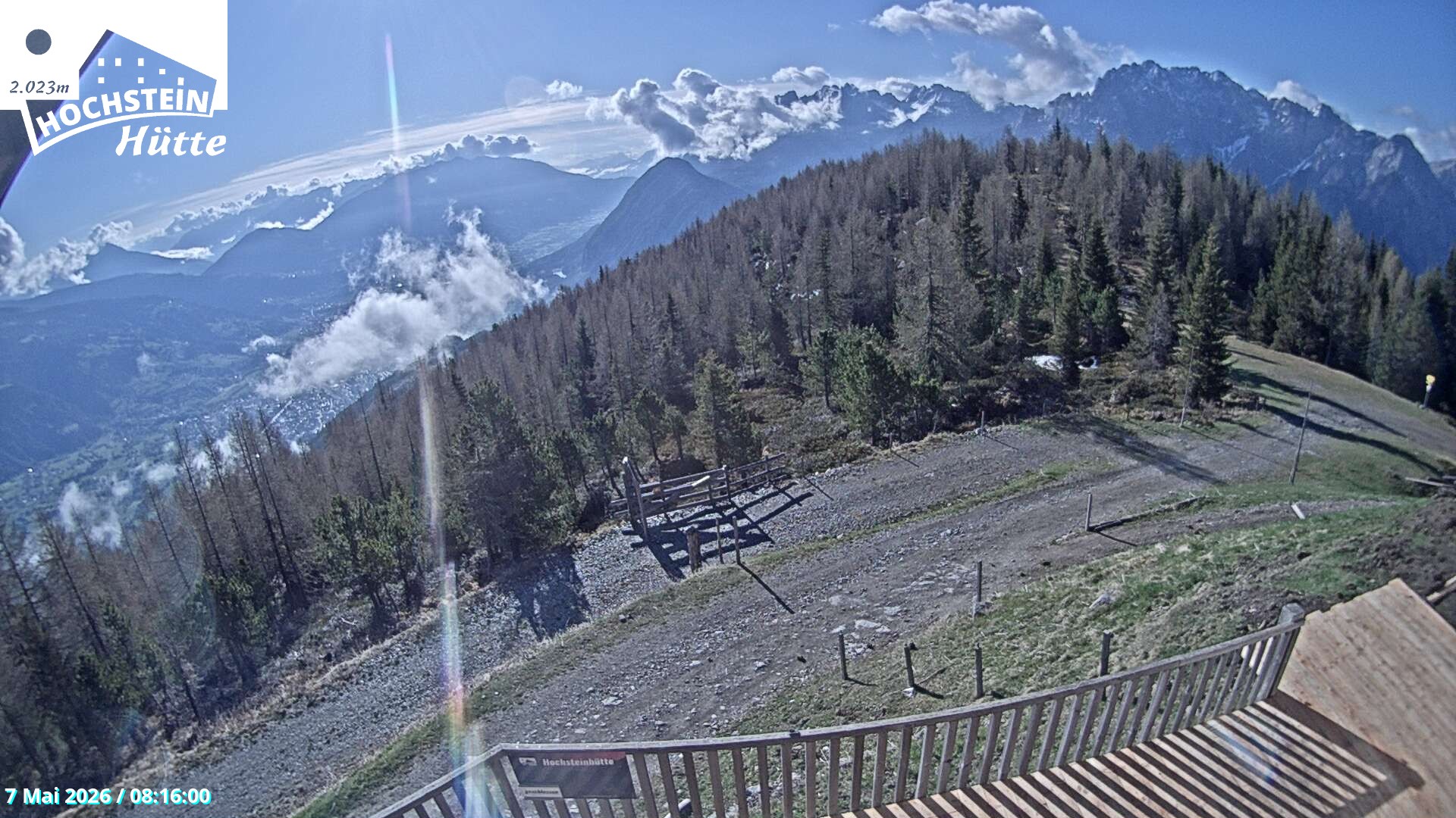 Archived image Webcam "Hochstein" mountain hut