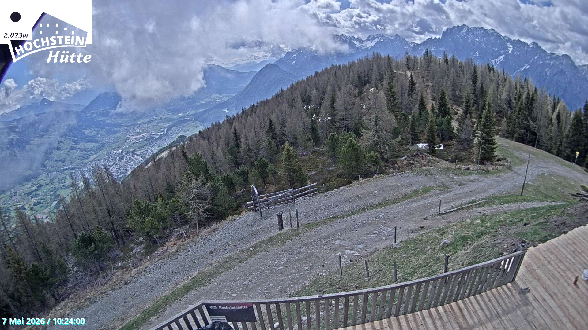 Archived image Webcam "Hochstein" mountain hut