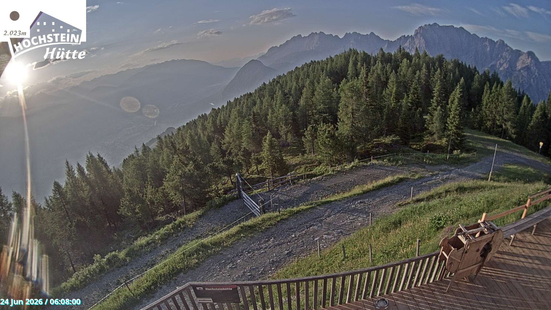 Archived image Webcam "Hochstein" mountain hut