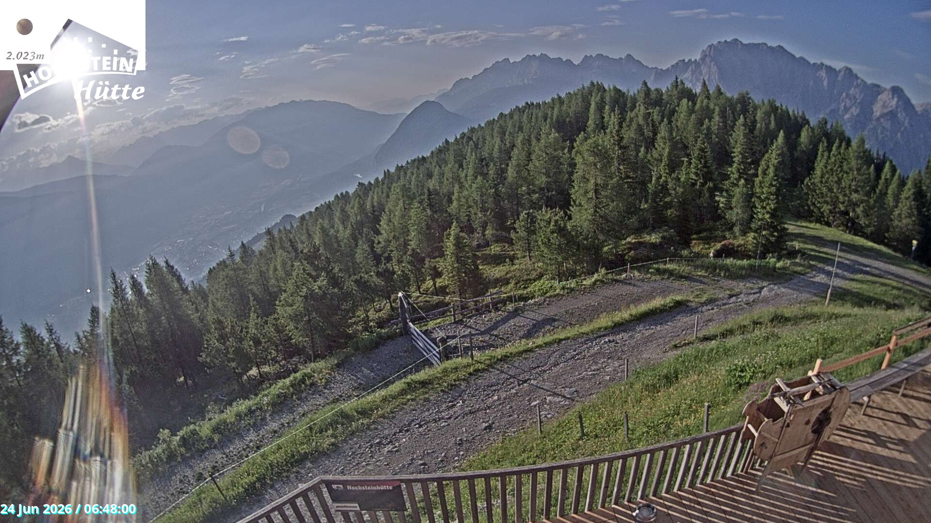 Archived image Webcam "Hochstein" mountain hut