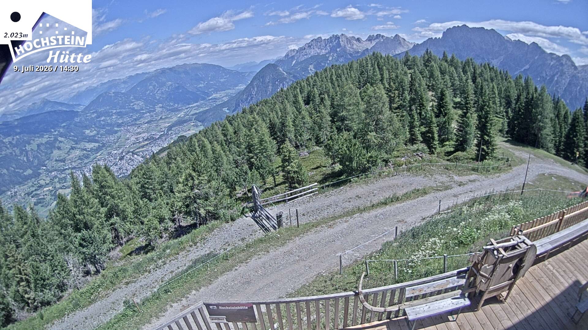 Archived image Webcam "Hochstein" mountain hut