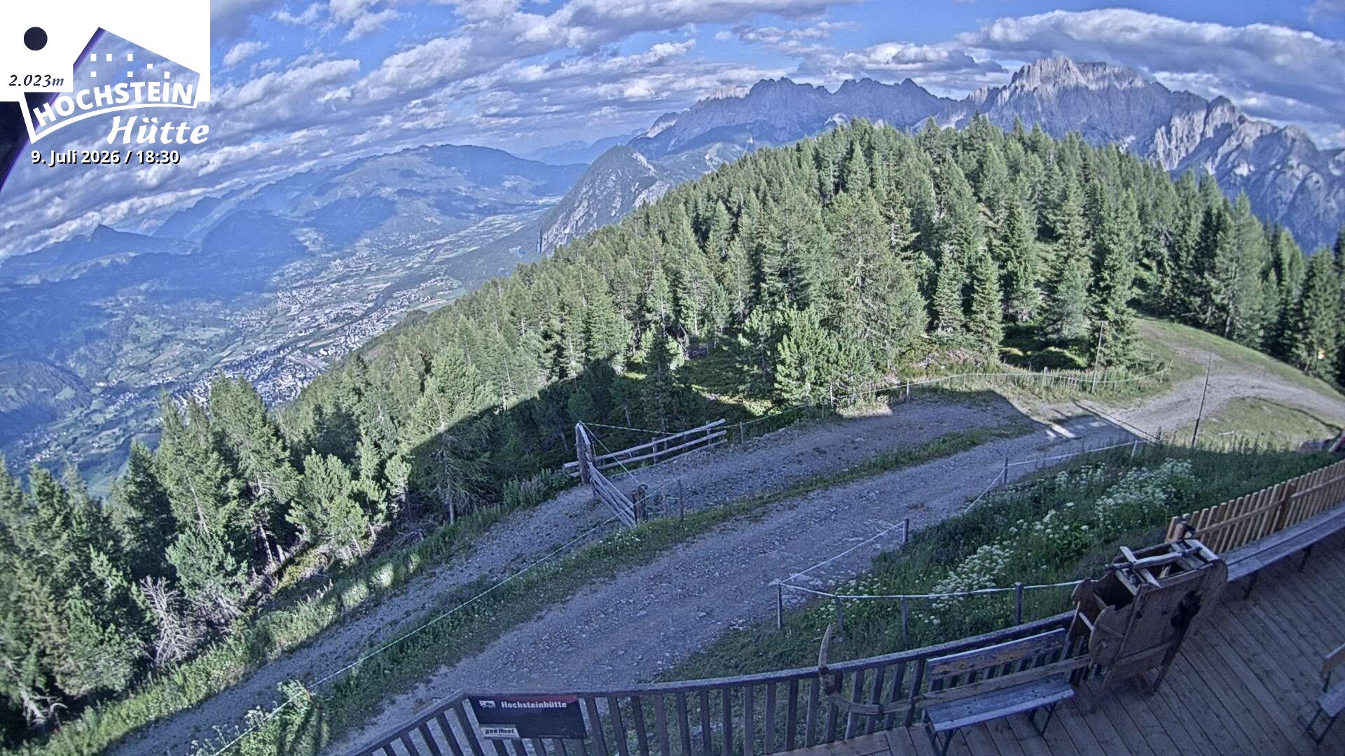 Archived image Webcam "Hochstein" mountain hut